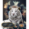 Majestueuze Tijger Premium DP Diamond Painting