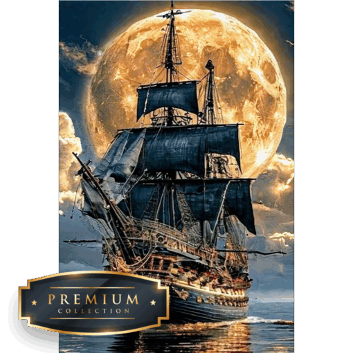 Piratenschip DP Diamond Painting