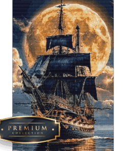 Piratenschip DP Diamond Painting Layout