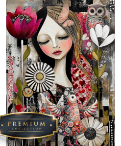 Artistieke Dame DP Diamond Painting