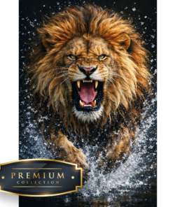 Brullende leeuw DP Diamond Painting